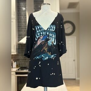 Black Lynyrd Skynyrd Concert T-Shirt Same Day Shipping Size 5X